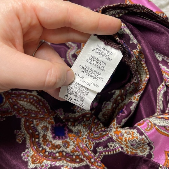 Annalee+Hope Women’s purple Paisley style flowy Skirt in size 2X - Picture 8 of 8